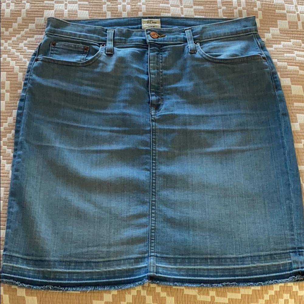 JCREW Denim Skirt, Sz 32